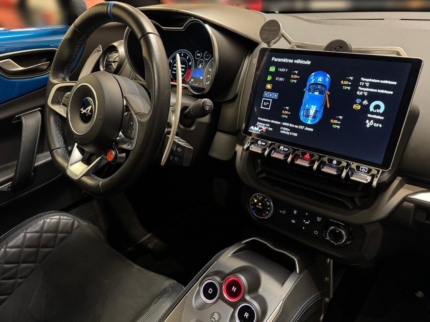 Télémétrie Tablette / Alpine A110 - Trackdays APPLE CARPLAY & ANDROID