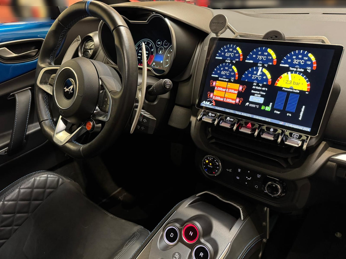 Télémétrie Tablette / Alpine A110 - Trackdays APPLE CARPLAY & ANDROID