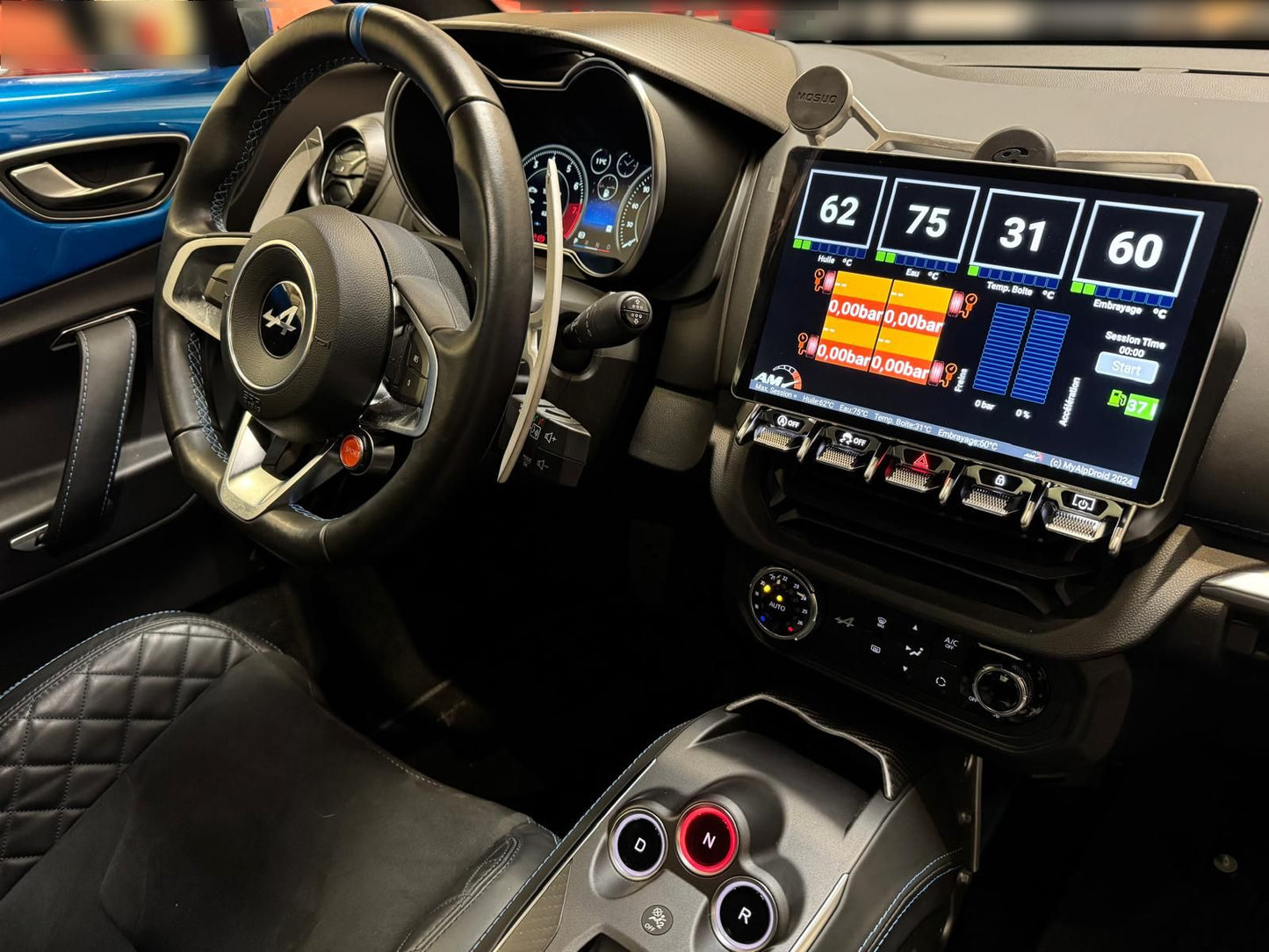 Télémétrie Tablette / Alpine A110 - Trackdays APPLE CARPLAY & ANDROID