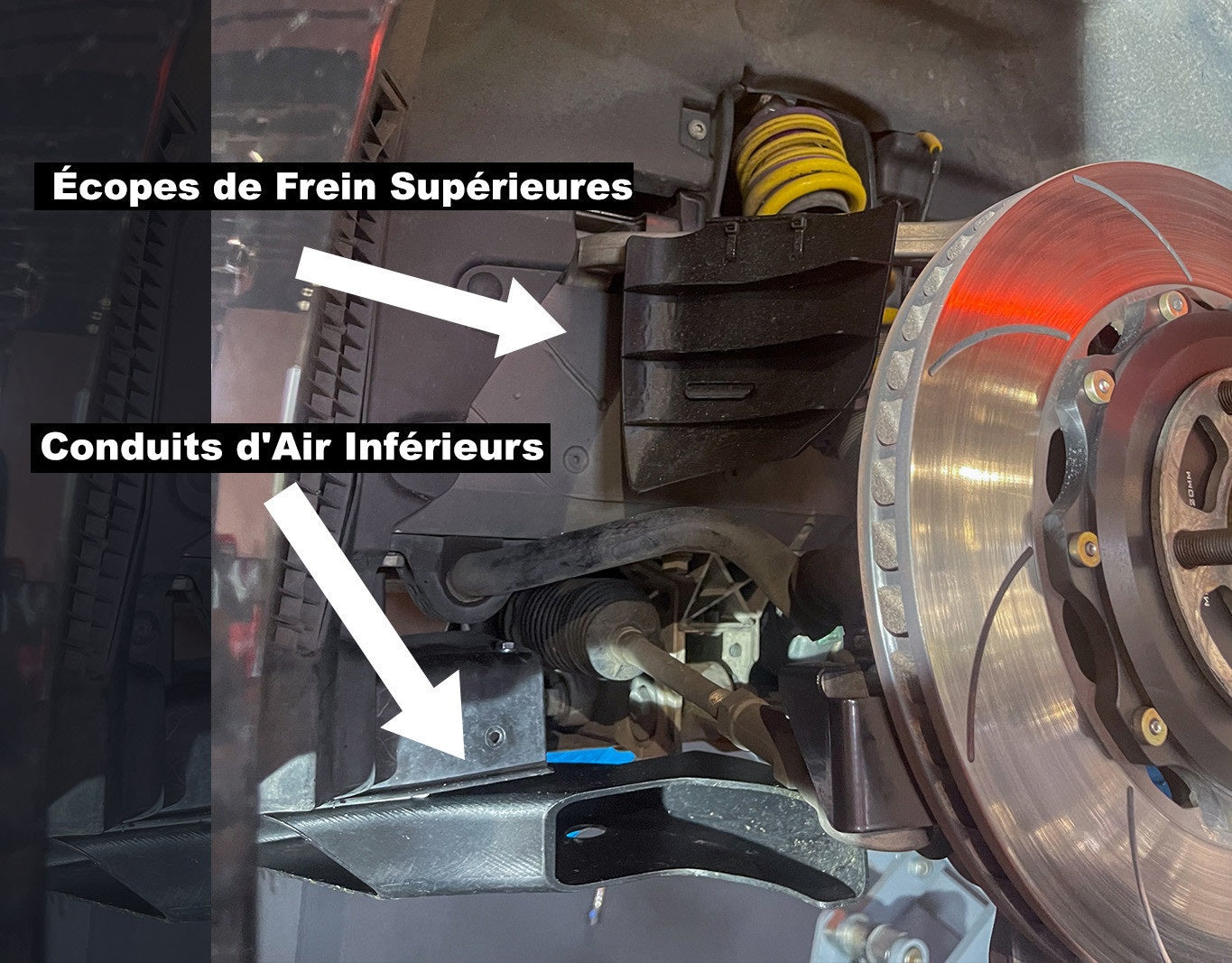 Ecope refroidissement frein Alpine A110 R et A110 S
